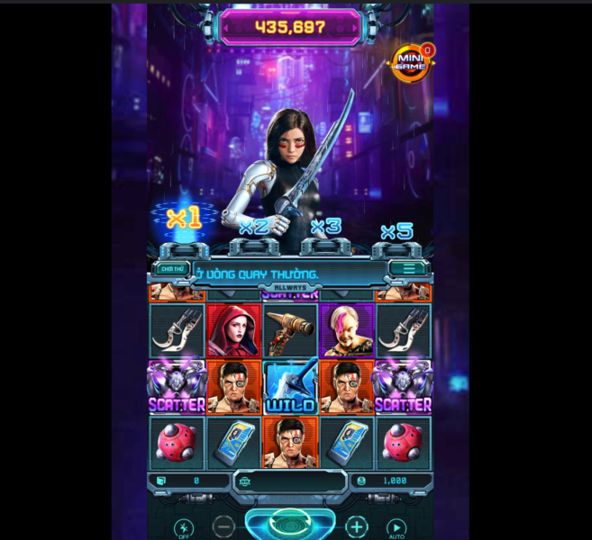 Nổ hũ Alita nữ thần chiến binh XIN88: Săn Jackpot thế kỷ 26 4 Nổ hũ Alita nữ thần chiến binh tại XIN88