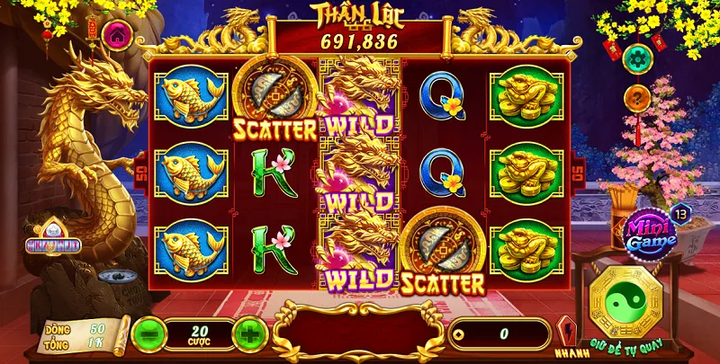 Nổ hũ Xin Xăm XIN88: Săn rồng vàng Wild, nổ Jackpot cực đã 5 nổ hũ Xin Xăm tại XIN88